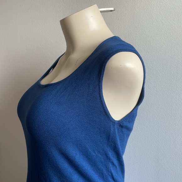 Blue Le Château Sleeveless Top XXL - Picture 3 of 6